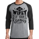 Core Blend 3/4 Sleeve Raglan Tee Thumbnail