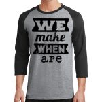 Core Blend 3/4 Sleeve Raglan Tee Thumbnail