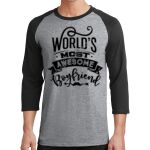 Core Blend 3/4 Sleeve Raglan Tee Thumbnail