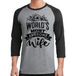 Core Blend 3/4 Sleeve Raglan Tee Thumbnail