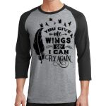 Core Blend 3/4 Sleeve Raglan Tee Thumbnail