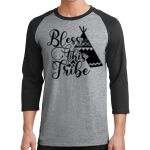 Core Blend 3/4 Sleeve Raglan Tee Thumbnail