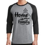 Core Blend 3/4 Sleeve Raglan Tee Thumbnail