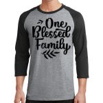 Core Blend 3/4 Sleeve Raglan Tee Thumbnail