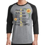 Core Blend 3/4 Sleeve Raglan Tee Thumbnail