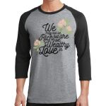 Core Blend 3/4 Sleeve Raglan Tee Thumbnail