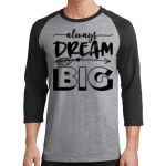 Core Blend 3/4 Sleeve Raglan Tee Thumbnail