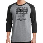 Core Blend 3/4 Sleeve Raglan Tee Thumbnail