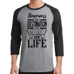 Core Blend 3/4 Sleeve Raglan Tee Thumbnail