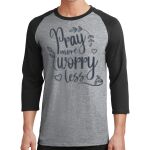 Core Blend 3/4 Sleeve Raglan Tee Thumbnail