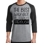 Core Blend 3/4 Sleeve Raglan Tee Thumbnail