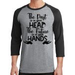 Core Blend 3/4 Sleeve Raglan Tee Thumbnail