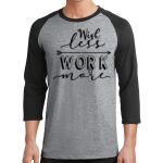 Core Blend 3/4 Sleeve Raglan Tee Thumbnail
