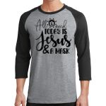 Core Blend 3/4 Sleeve Raglan Tee Thumbnail