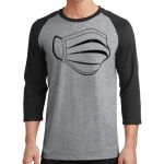 Core Blend 3/4 Sleeve Raglan Tee Thumbnail