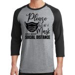 Core Blend 3/4 Sleeve Raglan Tee Thumbnail
