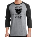 Core Blend 3/4 Sleeve Raglan Tee Thumbnail