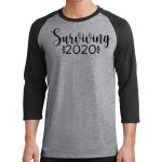 Core Blend 3/4 Sleeve Raglan Tee Thumbnail