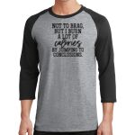 Core Blend 3/4 Sleeve Raglan Tee Thumbnail