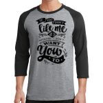 Core Blend 3/4 Sleeve Raglan Tee Thumbnail