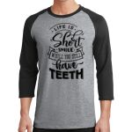 Core Blend 3/4 Sleeve Raglan Tee Thumbnail
