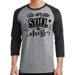 Core Blend 3/4 Sleeve Raglan Tee Thumbnail