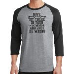 Core Blend 3/4 Sleeve Raglan Tee Thumbnail