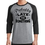 Core Blend 3/4 Sleeve Raglan Tee Thumbnail