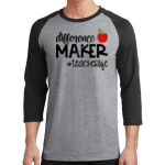 Core Blend 3/4 Sleeve Raglan Tee Thumbnail