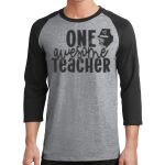 Core Blend 3/4 Sleeve Raglan Tee Thumbnail