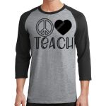 Core Blend 3/4 Sleeve Raglan Tee Thumbnail