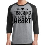 Core Blend 3/4 Sleeve Raglan Tee Thumbnail