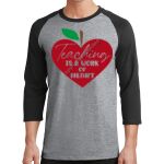 Core Blend 3/4 Sleeve Raglan Tee Thumbnail