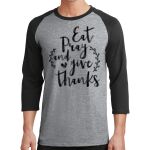 Core Blend 3/4 Sleeve Raglan Tee Thumbnail