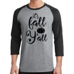 Core Blend 3/4 Sleeve Raglan Tee Thumbnail