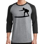 Core Blend 3/4 Sleeve Raglan Tee Thumbnail