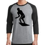 Core Blend 3/4 Sleeve Raglan Tee Thumbnail