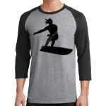 Core Blend 3/4 Sleeve Raglan Tee Thumbnail