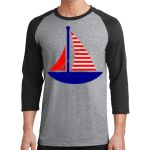 Core Blend 3/4 Sleeve Raglan Tee Thumbnail