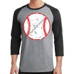 Core Blend 3/4 Sleeve Raglan Tee Thumbnail