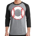 Core Blend 3/4 Sleeve Raglan Tee Thumbnail