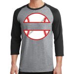 Core Blend 3/4 Sleeve Raglan Tee Thumbnail