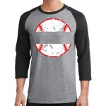 Core Blend 3/4 Sleeve Raglan Tee Thumbnail