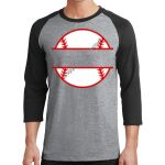 Core Blend 3/4 Sleeve Raglan Tee Thumbnail