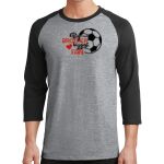 Core Blend 3/4 Sleeve Raglan Tee Thumbnail