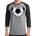 Core Blend 3/4 Sleeve Raglan Tee Thumbnail