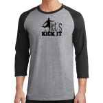 Core Blend 3/4 Sleeve Raglan Tee Thumbnail