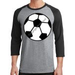 Core Blend 3/4 Sleeve Raglan Tee Thumbnail