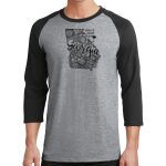 Core Blend 3/4 Sleeve Raglan Tee Thumbnail