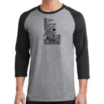 Core Blend 3/4 Sleeve Raglan Tee Thumbnail